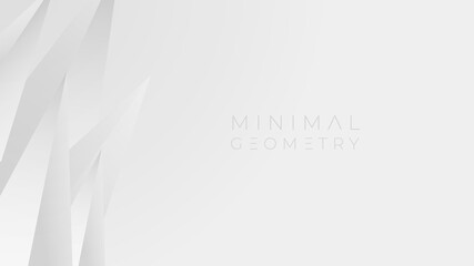 Abstact gray and white architecture geometry background