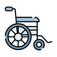 Fototapeta na wymiar wheelchair Modern concepts design, vector illustration