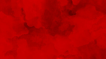 Abstract Watercolor red grunge background painting. Beautiful stylist modern red texture background with smoke. Red grunge old paper texture. Rich red background texture, marbled stone or rock texture