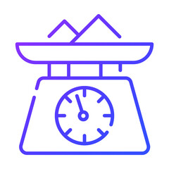 weight scale Modern concepts design, vector illustration