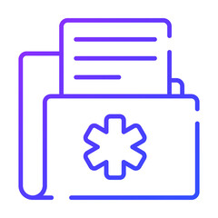 Obraz premium medical folder Modern concepts design, vector illustration