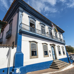 Fototapeta na wymiar Rua Dom Pedro II, Prefecture, Sabara, Belo Horizonte, Minas Gerais, Brazil