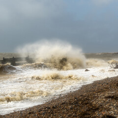 Rough Seas at Climping Beach
