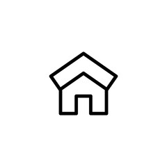House icon. home icons button, vector, sign, symbol, logo, illustration, editable stroke, flat design style isolated on white