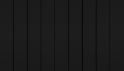 Black gray wall line in a row solid board decoration and background