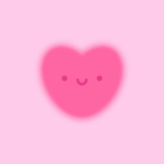 cute fluffy heart