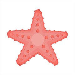 Vector illustration of starfish, for stickers, promotions, posters and design elements