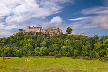 Fototapeta na wymiar Stirling Castle, is one of the largest and most important castles in Scotland, UK