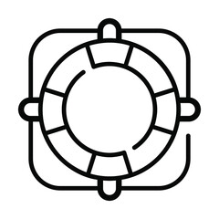 lifebuoy Modern concepts design, vector illustration