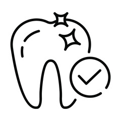 healthy tooth Modern concepts design, vector illustration