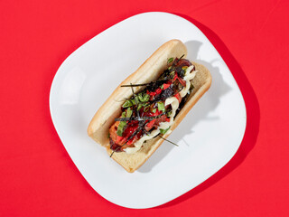 Hot Dog Estilo Japon&eacute;s 