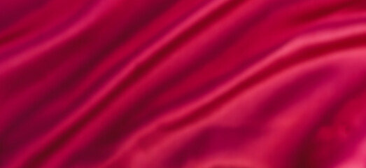 Naklejka na ściany i meble Elegant red silk or elegant satin can be used as a background.