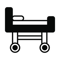 patient bed Modern concepts design, vector illustration