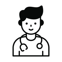 doctor Modern concepts design, vector illustration