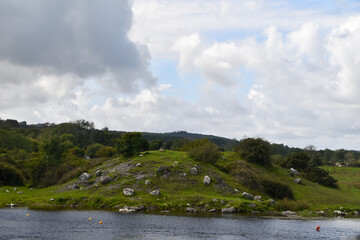 Along the Corribe river in Galway on the west coast of Ireland