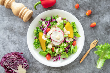 Japanese Sesame Dressing Salad.