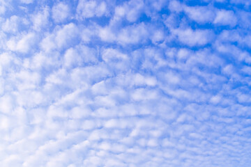 Fototapeta na wymiar Dramatic monsoon cloud formation in the blue sky