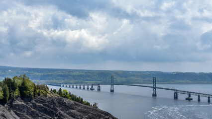 Bridge of the Isle of Orléans near Quebec City