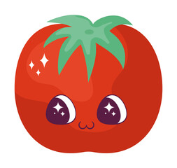 Obraz premium kawaii tomato design