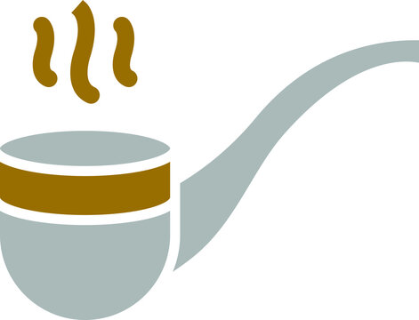 recommend clip art: Smoking Pipe Icon Style
