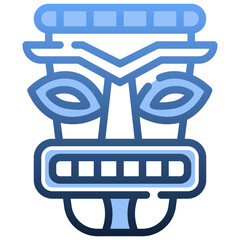 TIKIHEADMASK Gradient icon,linear,outline,graphic,illustration