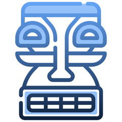 TIKIHEADMASK Gradient icon,linear,outline,graphic,illustration