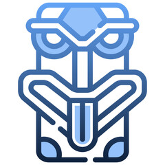 TIKIHEADMASK Gradient icon,linear,outline,graphic,illustration