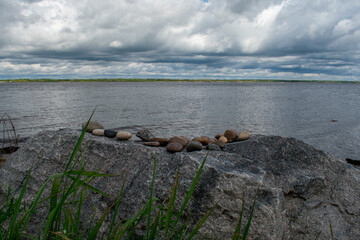 Fototapeta premium the beautiful volga river coast