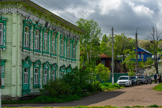 panorama of an ancient Russian city