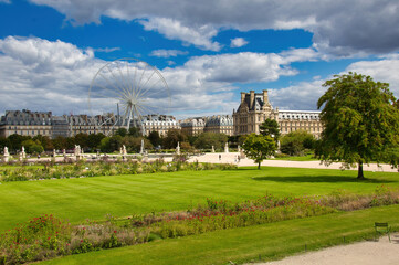 view of the tuileries garden