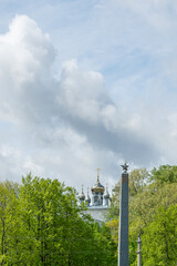 panorama of an ancient Russian city