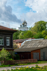 panorama of an ancient Russian city