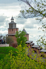 panorama of the architecture of Nizhny Novgorod