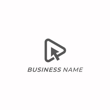 design logo creative click and play video