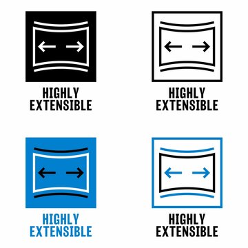 "Highly Extensible" vector information sign