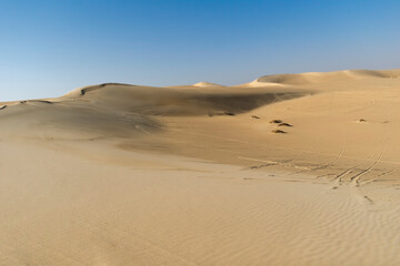 Awesome Desert Background Landscape at Siwa, Egypt