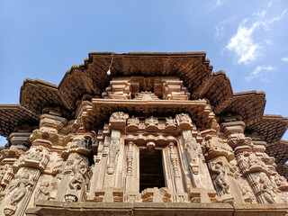 Stock photo of exterior view of ancient Kopeshwar Mahadev temple, Khidrapur, Maharashtra,...