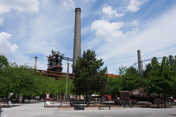 Industriedenkmal in Duisburg im Landschaftspark Nord