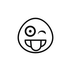 laugh emoji vector for website symbol icon presentation