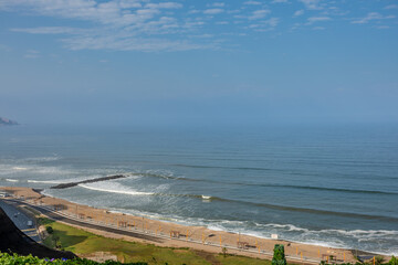The Malecón de Miraflores is a set of boardwalks located in the district of Miraflores, in Lima, Peru