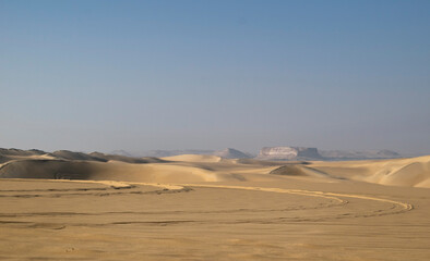 Awesome Desert Background Landscape at Siwa, Egypt