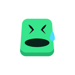 sad emoji vector for website, icon, symbil presentation