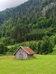 house in the mountains