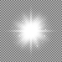 star, sun, light effect