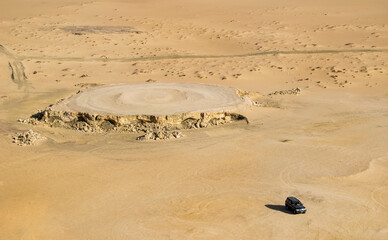 Awesome Desert Background Landscape at Siwa, Egypt
