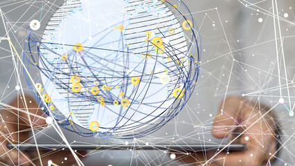 the 3d Global Network Of People.