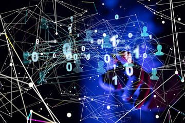 Social Media Circles modern Network