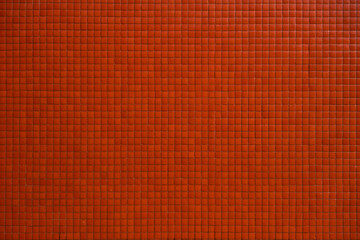 Orange tiled wall