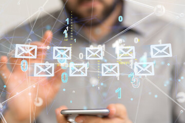 Mail Communication Connection message to mailing