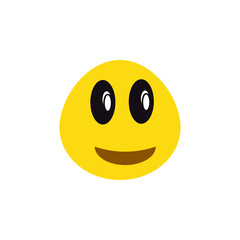 Smile emoji vector for website symbol icon presentation